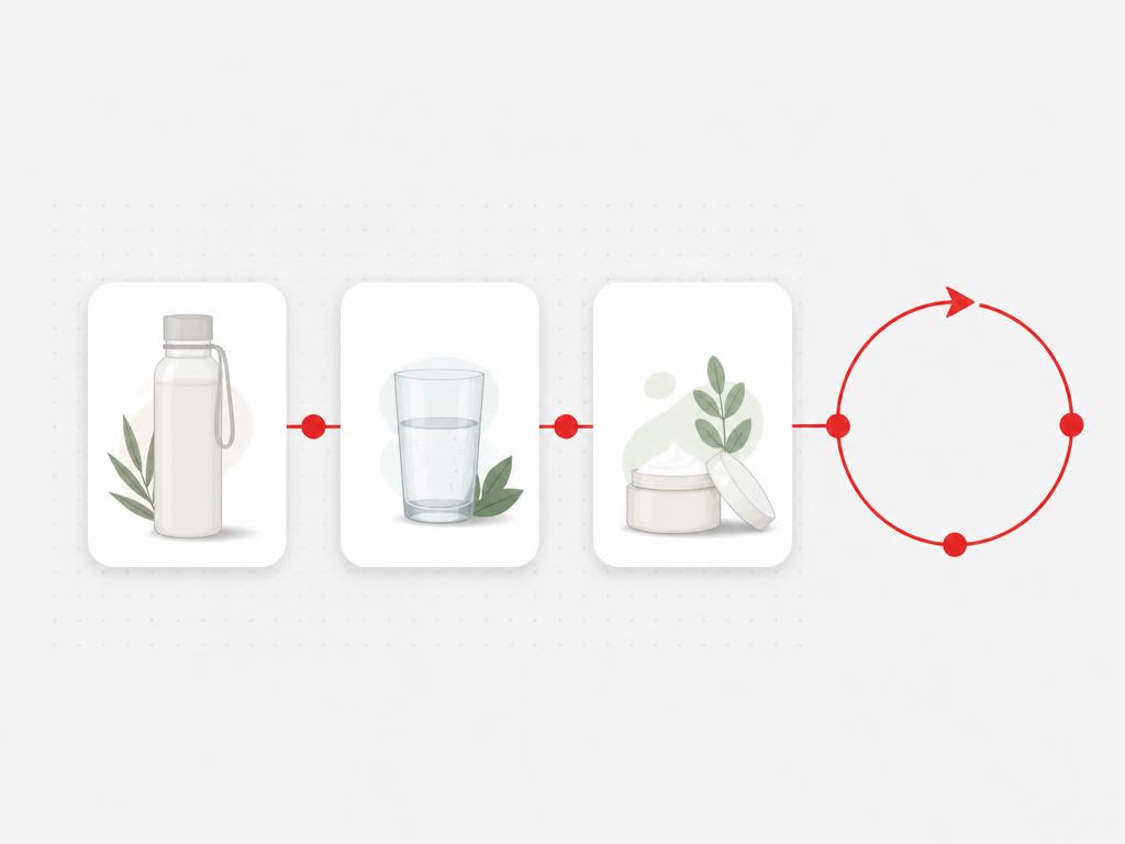 Routine sequence of wellness product moments with a recurring value loop